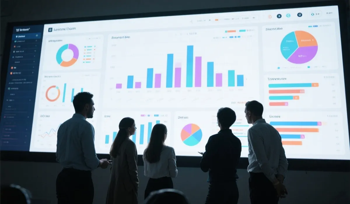 分析难点与信息分散的场景示意